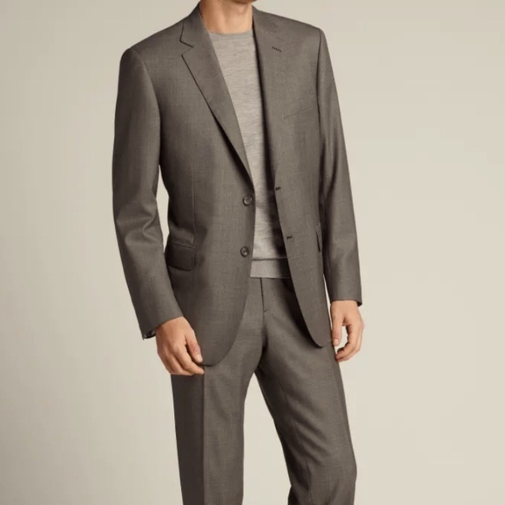Renoir brown dress suit blazer jacket